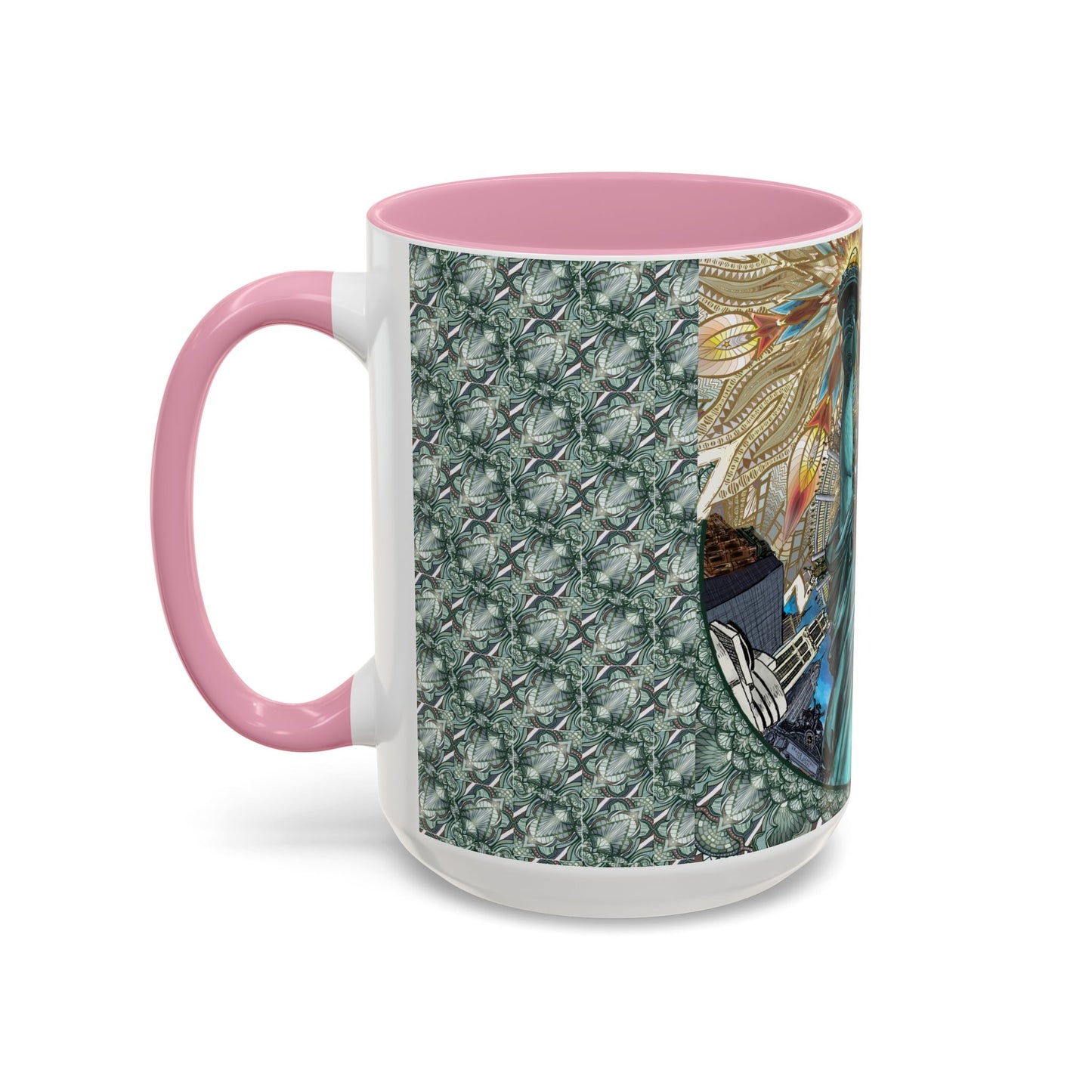 Pacio, Adam - Liberty Mandala - Colorful Accent Mugs