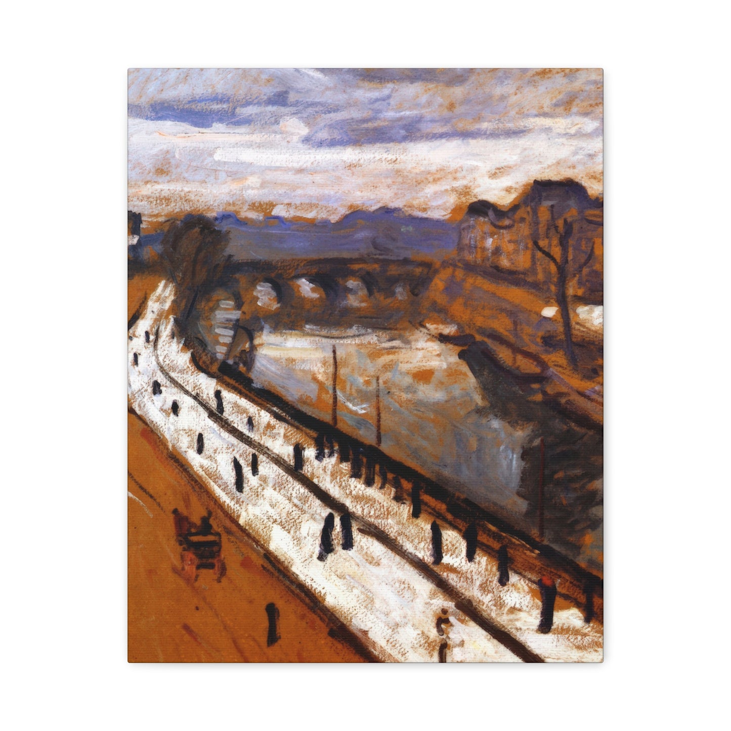 Marquet, Albert - Quai des Grands-Augustins (1905) - Canvas Block, unframed