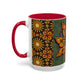 Pacio, Adam - Monarch Butterfly Mandala - Colorful Accent Mugs
