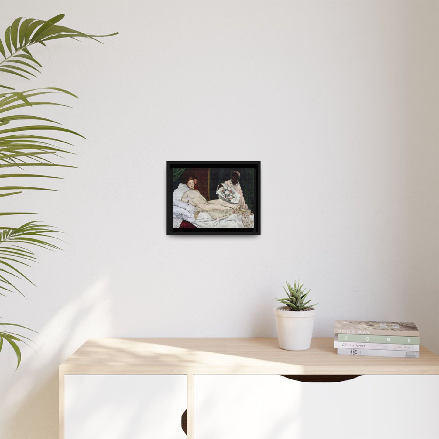 Manet, Édouard - Olympia (1870) - Matte Canvas, Framed