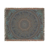 Solar Disc Mandala - Woven Blanket