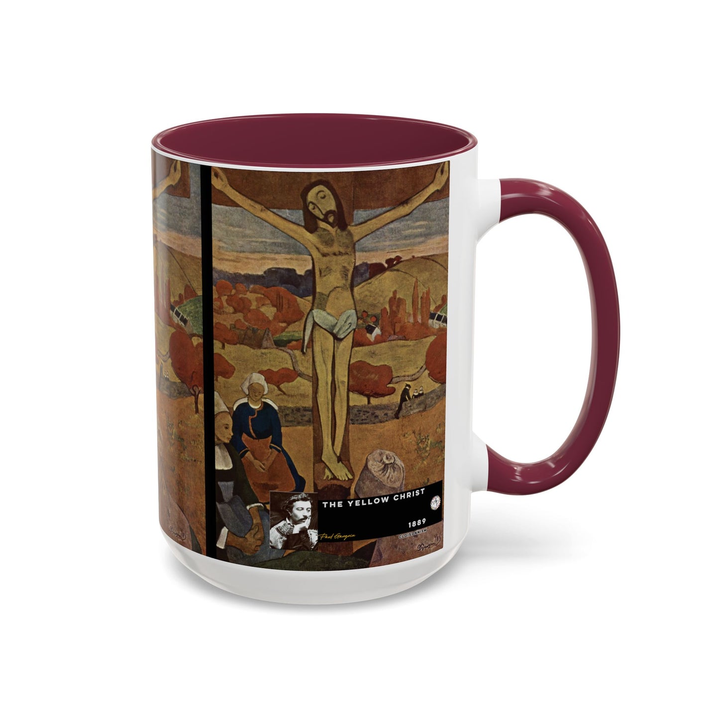 Gauguin, Paul - The Yellow Christ (1889) - Colorful Accent Mugs