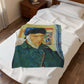 Van Gogh, Vincent - Self Portrait with Bandaged Ear (1889) - Velveteen Plush Blanket