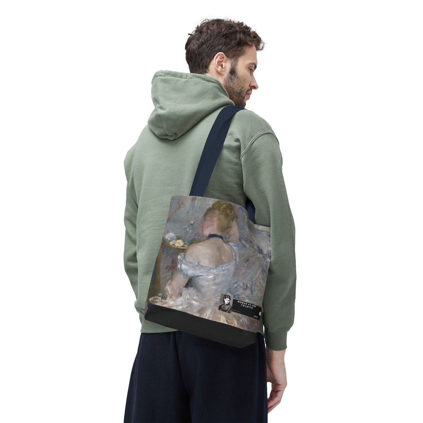 Morisot, Berthe - Woman at Her Toilette (1880) - Tote Bag