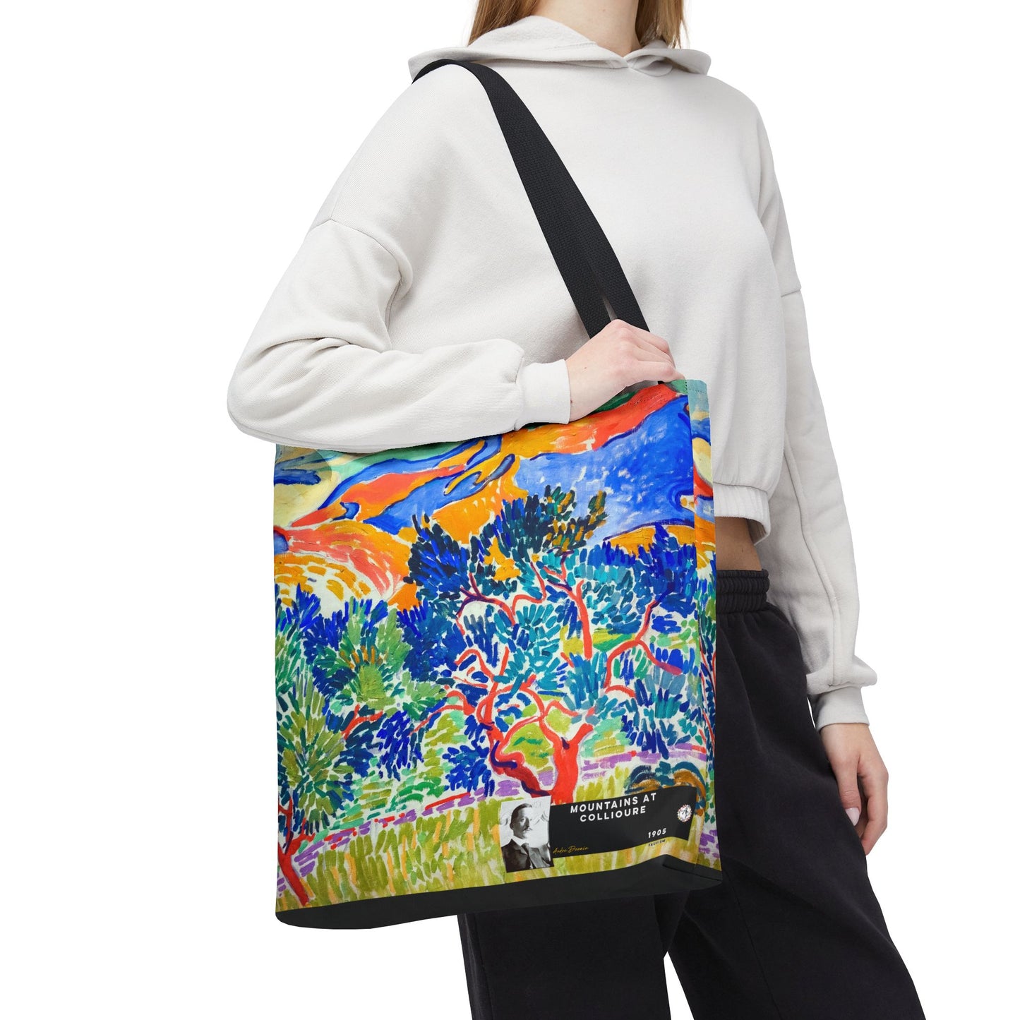 Derain, André - Mountains at Collioure (1905) - Tote Bag