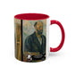 Cézanne, Paul - Portrait of the Artist with a Palette (1890) - Colorful Accent Mugs