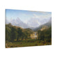 Bierstadt, Albert - The Rocky Mountains, Lander’s Peak (1863) - Canvas Block, unframed