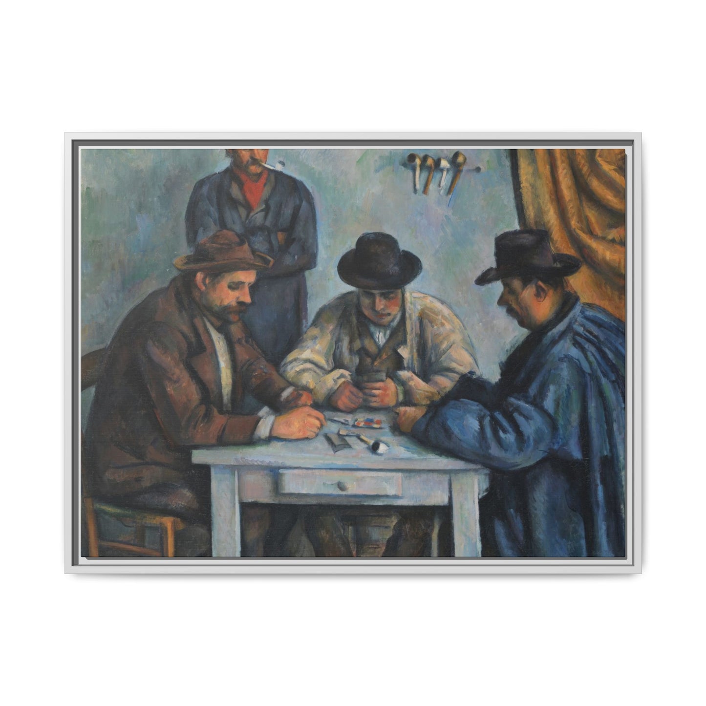 Cézanne, Paul - The Card Players (1892) - Matte Canvas, Framed