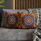 Pacio, Adam - Solar Disc Mandala - Suede Square Pillowcase