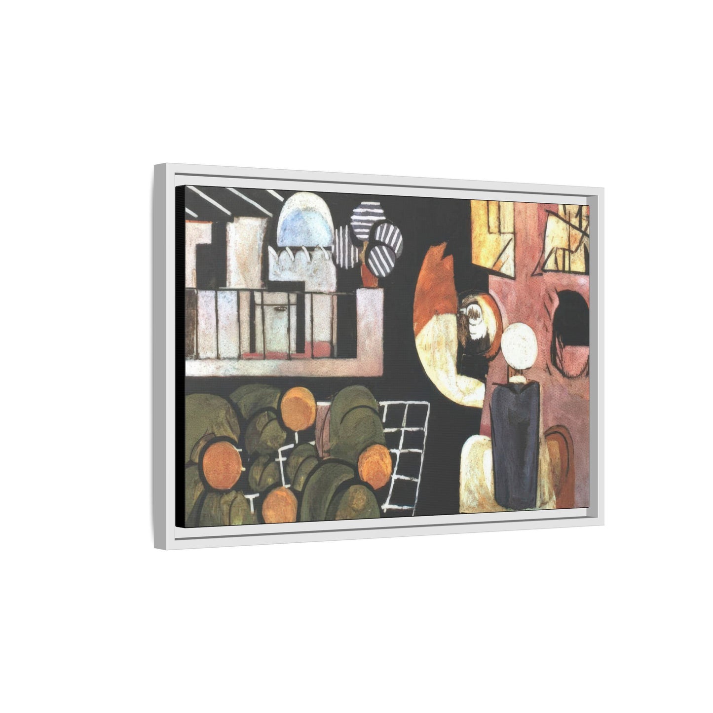 Matisse, Henri - The Moroccans (1916) - Matte Canvas, Framed