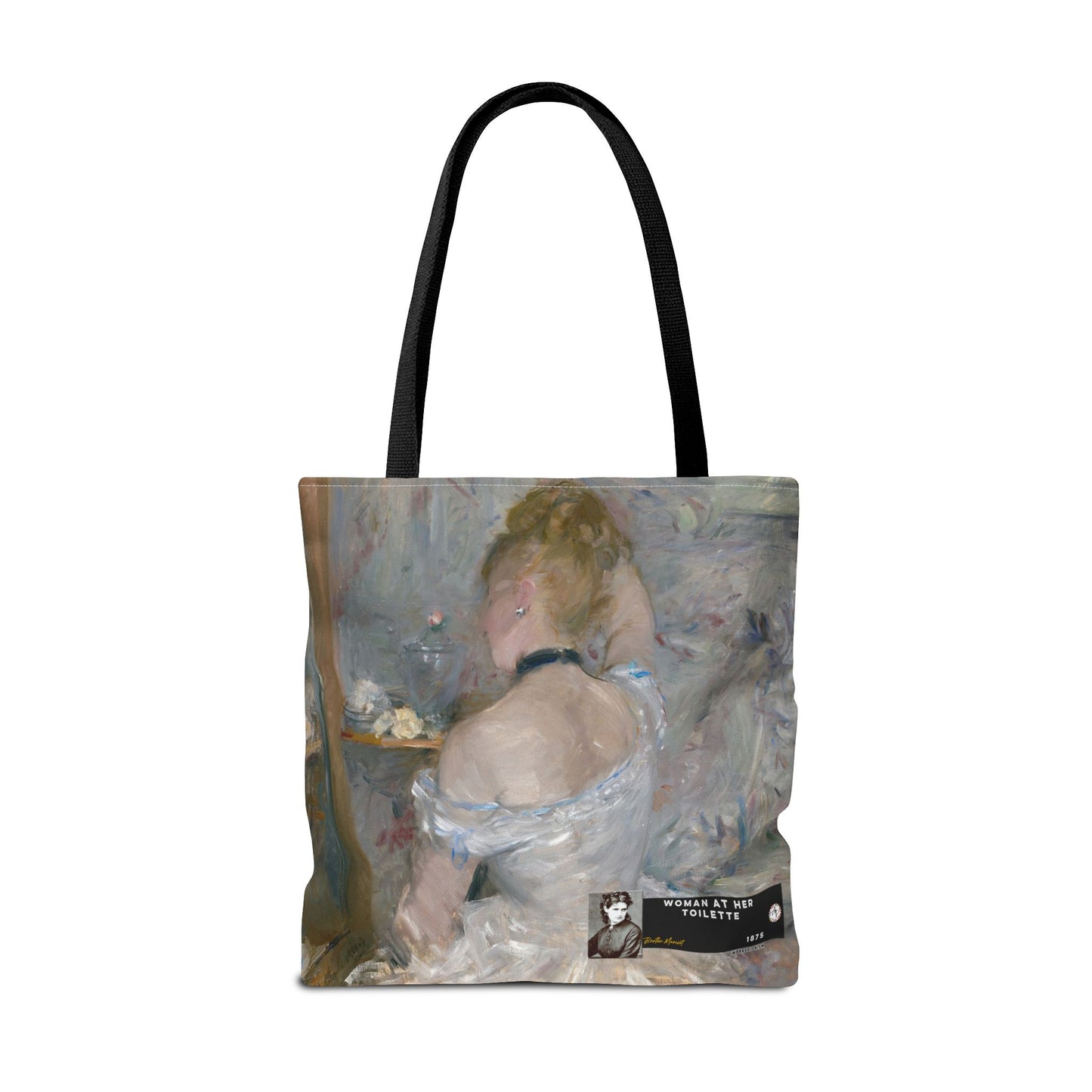 Morisot, Berthe - Woman at Her Toilette (1880) - Tote Bag