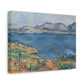 Cézanne, Paul - The Bay of Marseille, Seen from L'Estaque (1885) - Canvas Block, unframed