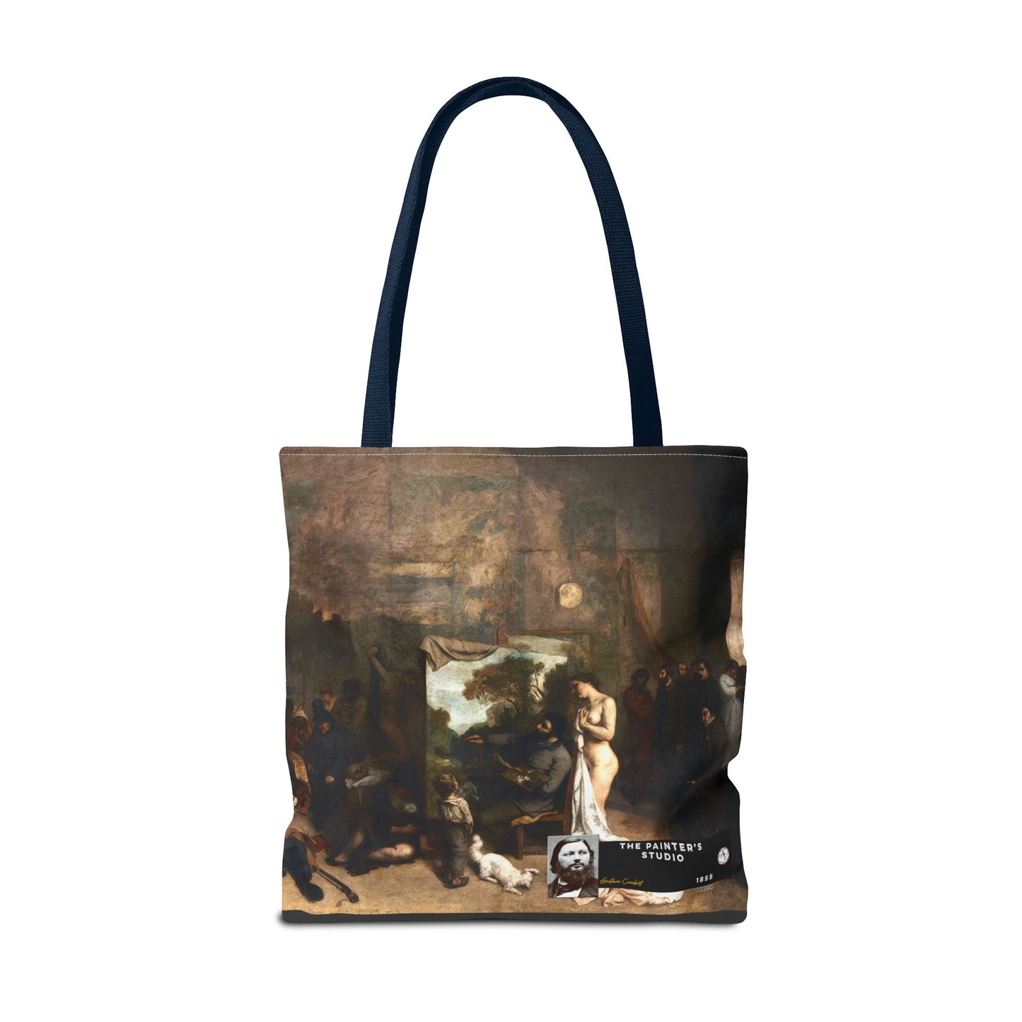 Courbet, Gustave - The Painter’s Studio (1855) - Tote Bag