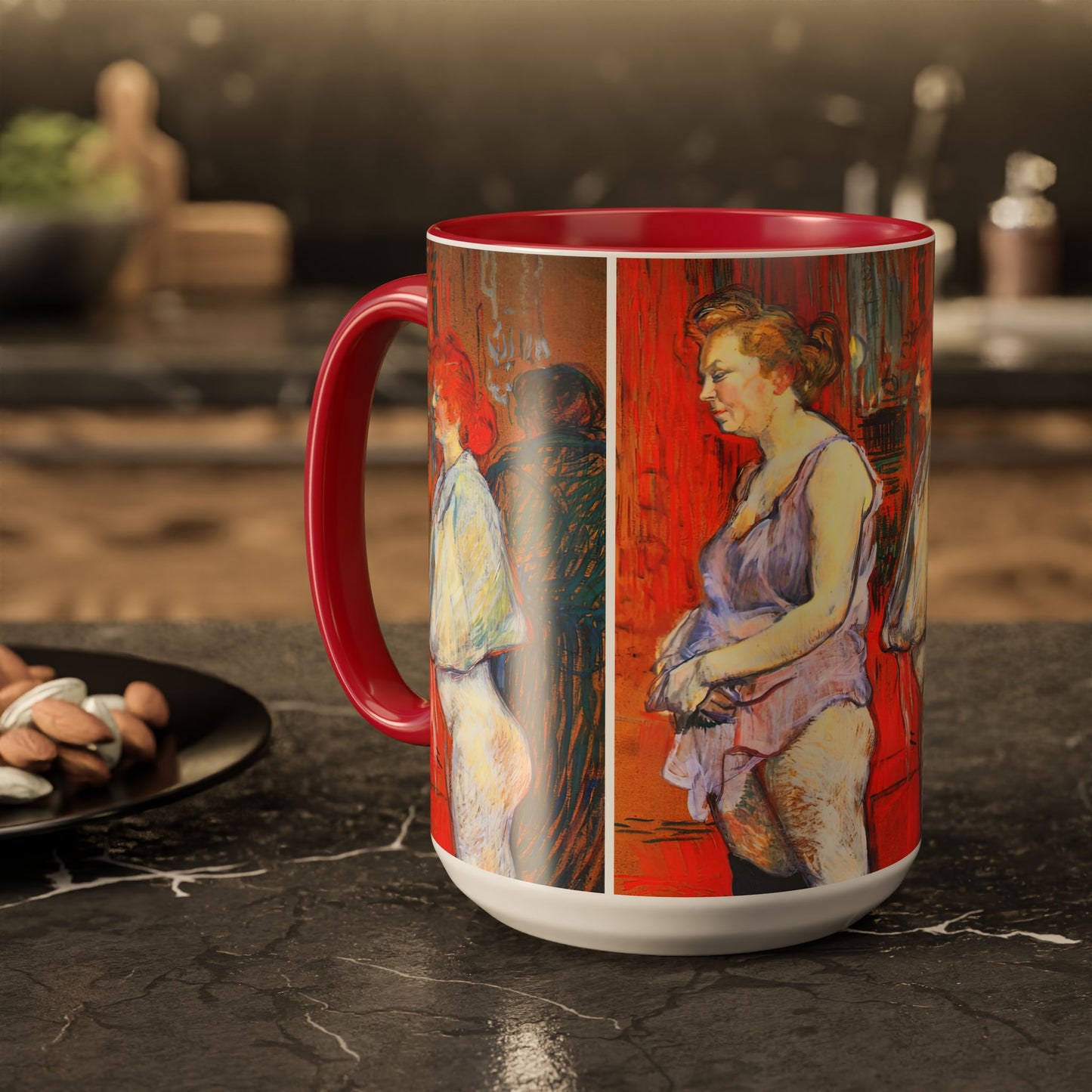 Toulouse-Lautrec, Henri - The Medical Inspection (1894) - Colorful Accent Mugs