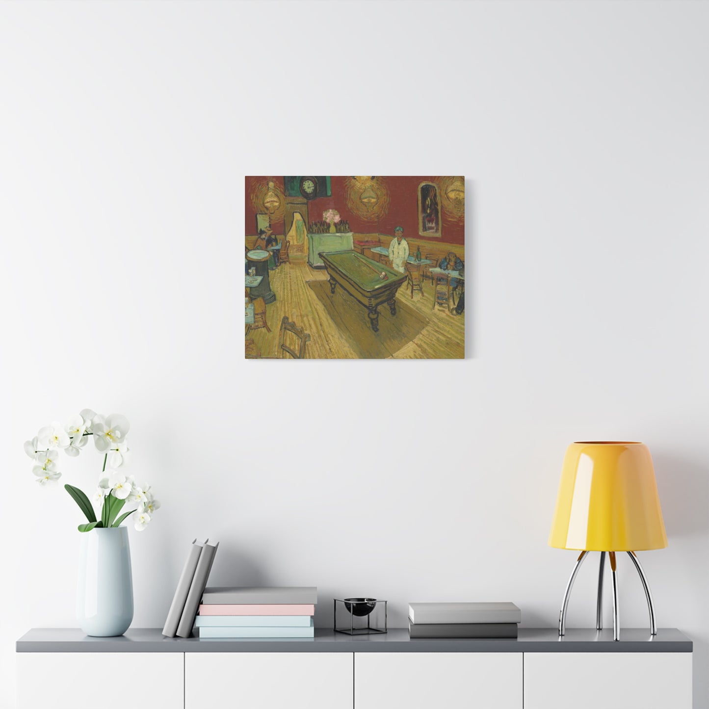Van Gogh, Vincent - The Night Cafe (1888) - Canvas Block, unframed