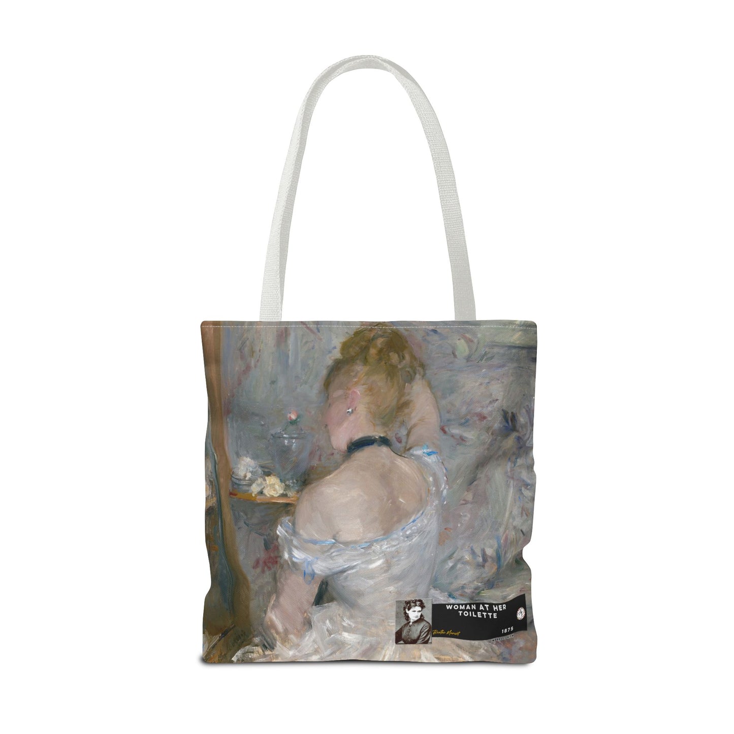 Morisot, Berthe - Woman at Her Toilette (1880) - Tote Bag