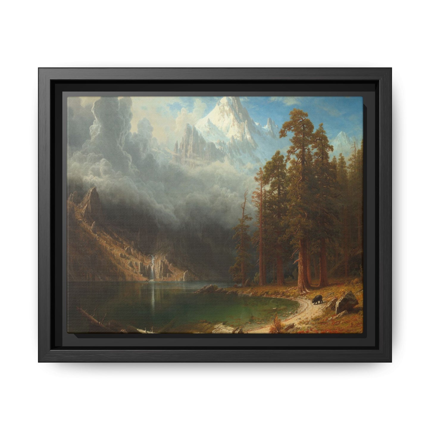 Bierstadt, Albert - Mount Corcoran (1877) - Matte Canvas, Framed