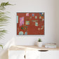 Matisse, Henri - The Red Studio (1911) - Matte Canvas, Framed