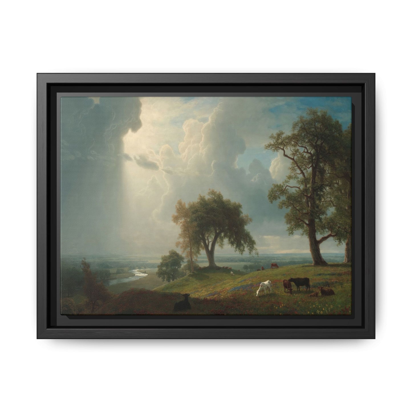 Bierstadt, Albert - California Spring (1875) - Matte Canvas, Framed