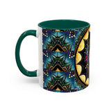 Obsidian Grandmothers Mandala - Colorful Accent Mugs