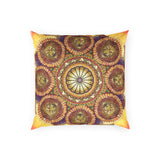 Lion Summer Mandala - Poly Velvet Pillow