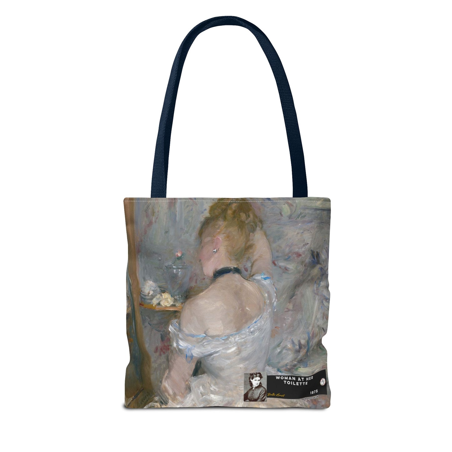 Morisot, Berthe - Woman at Her Toilette (1880) - Tote Bag