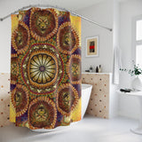 Lion Summer Mandala - Shower Curtains