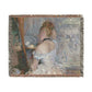 Morisot, Berthe - Woman at Her Toilette (1880) - Woven Blanket
