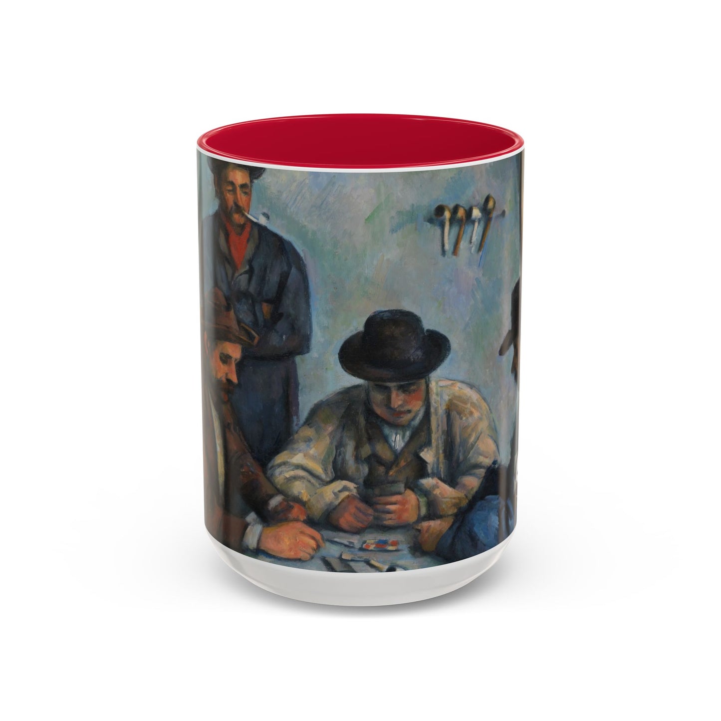 Cézanne, Paul - The Card Players (1892) - Colorful Accent Mugs