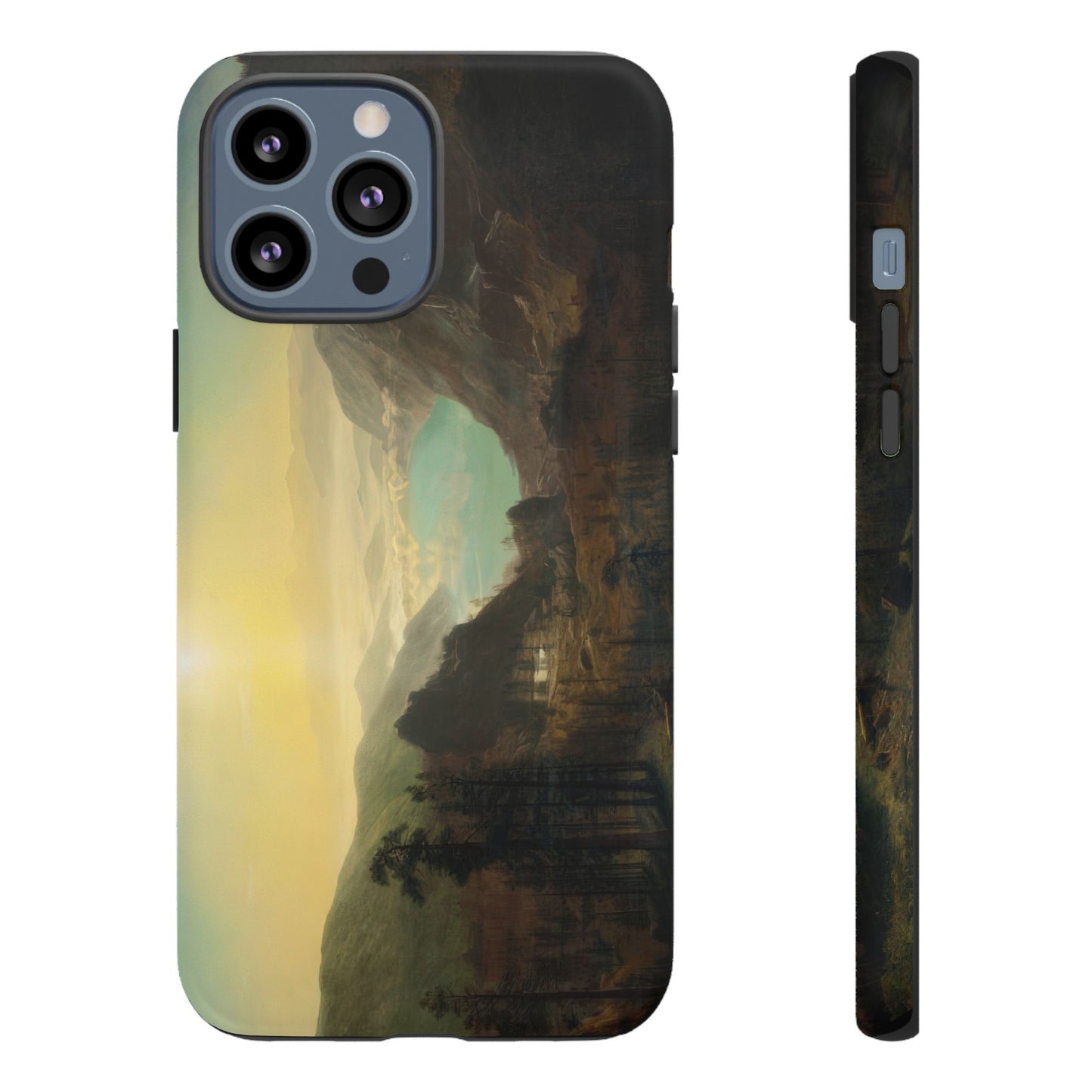 Bierstadt, Albert - Donner Lake from the Summit (1873) - Tough Phone Cases