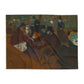 Toulouse-Lautrec, Henri - At the Moulin Rouge (1892) - Arctic Fleece Blanket