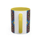 Pacio, Adam - Emerald Arrows Mandala - Colorful Accent Mugs