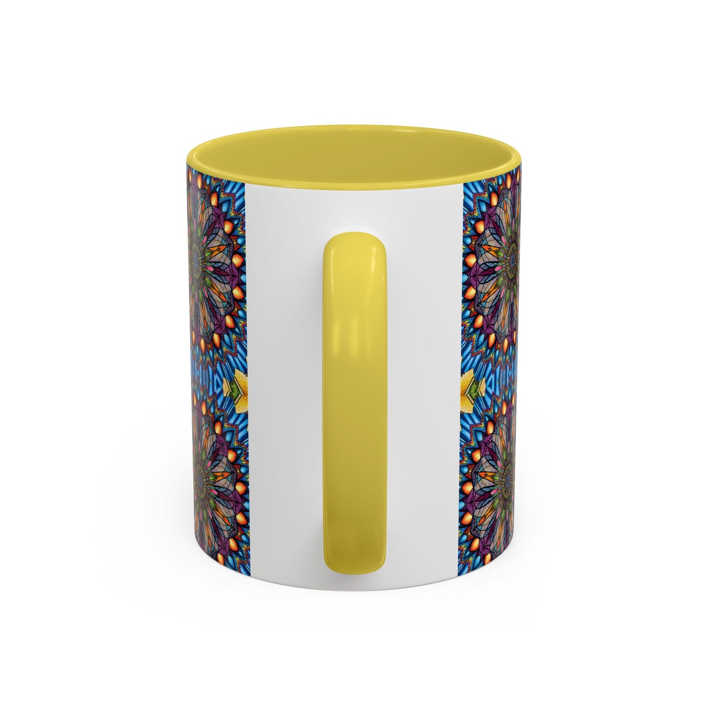 Pacio, Adam - Emerald Arrows Mandala - Colorful Accent Mugs