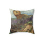 Redon, Odilon - The Cyclops (1914) - Suede Square Pillow