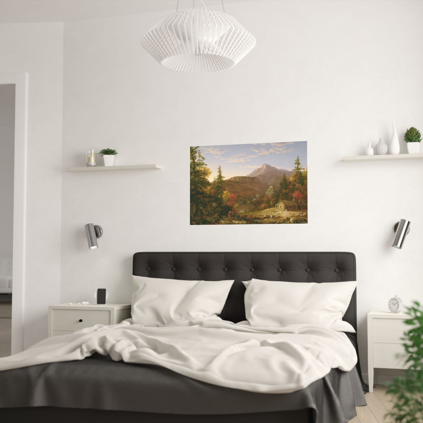 Cole. Thomas - The Hunter's Return (1845) - Satin Posters