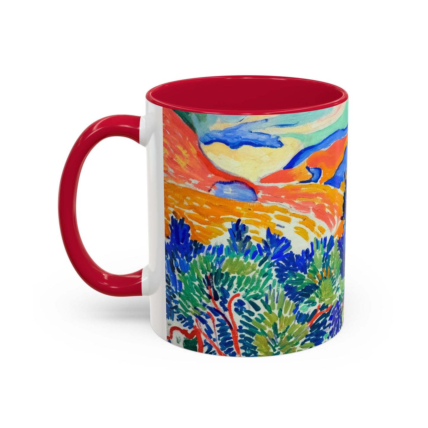 Derain, André - Mountains at Collioure (1905) - Colorful Accent Mugs
