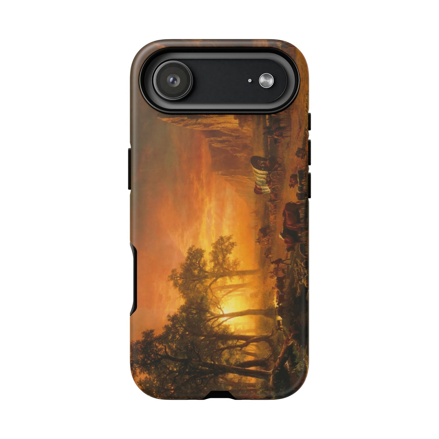 Bierstadt, Albert - Emigrants Crossing the Plains (1867) - Tough Phone Cases