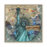 Liberty Mandala - Framed Canvas