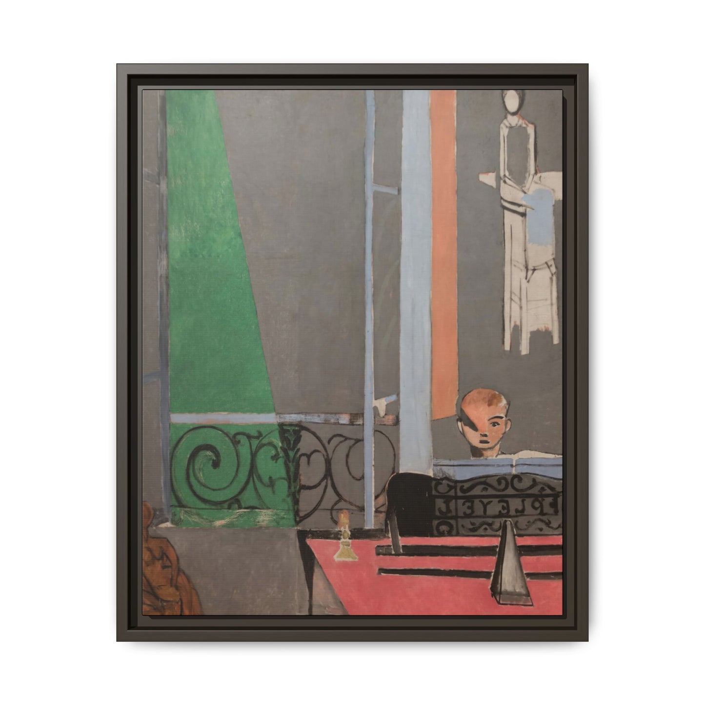 Matisse, Henri - Piano Lesson (1916) - Matte Canvas, Framed