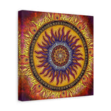 Solar Disc Mandala A - Canvas
