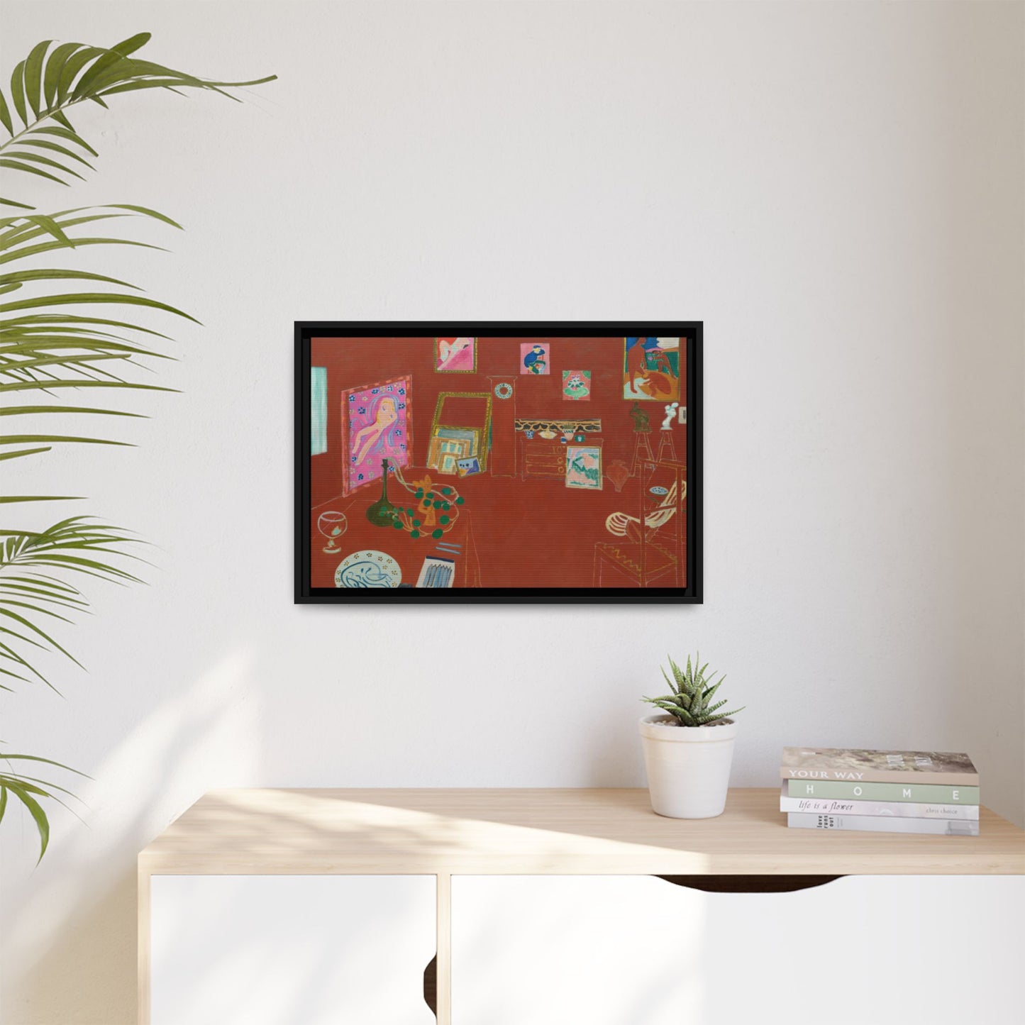 Matisse, Henri - The Red Studio (1911) - Matte Canvas, Framed