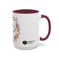 AdamPacio.com - White Logo - Colorful Accent Mugs