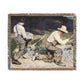 Courbet, Gustave - The Stone Breakers (1850) - Woven Blanket