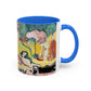 Matisse, Henri - The Joy of Life (1905) - Colorful Accent Mugs