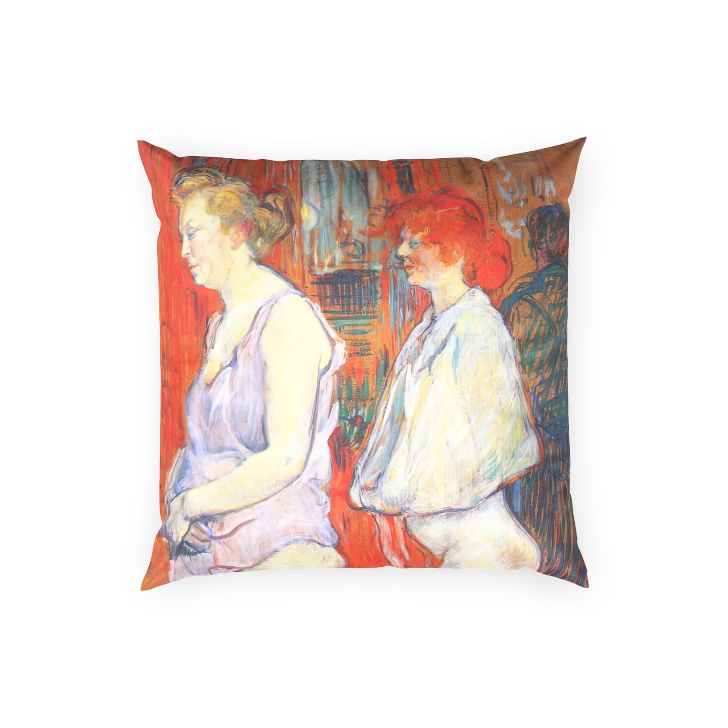 Toulouse-Lautrec, Henri - The Medical Inspection (1894) - Poly Velvet Pillow