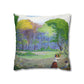 Ranson, Paul - Picking Flowers (1890) - Suede Square Pillowcase