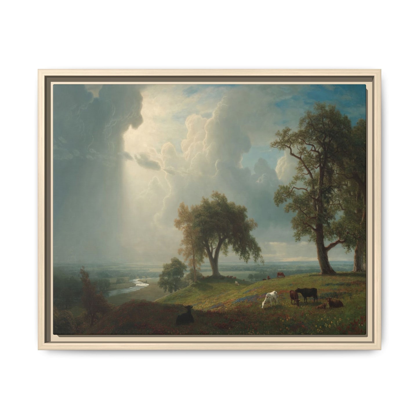 Bierstadt, Albert - California Spring (1875) - Matte Canvas, Framed
