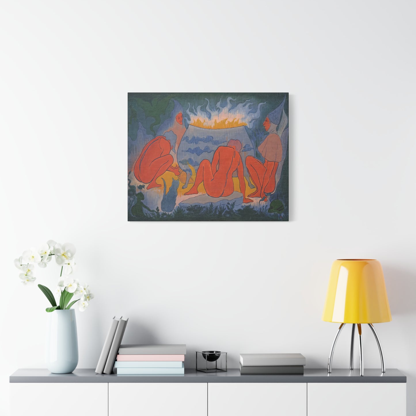 Ranson, Paul - Witches Around the Fire (1891) - Canvas Block, unframed