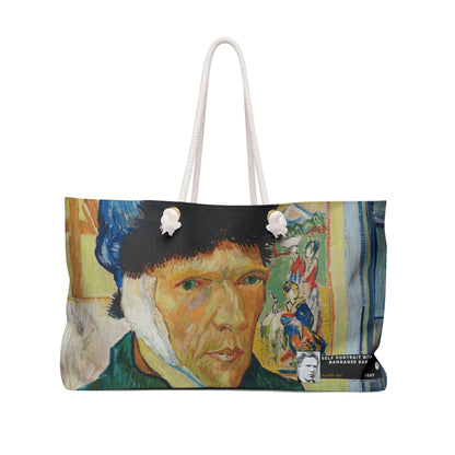 Van Gogh, Vincent - Self Portrait with Bandaged Ear (1889) - Weekender Bag