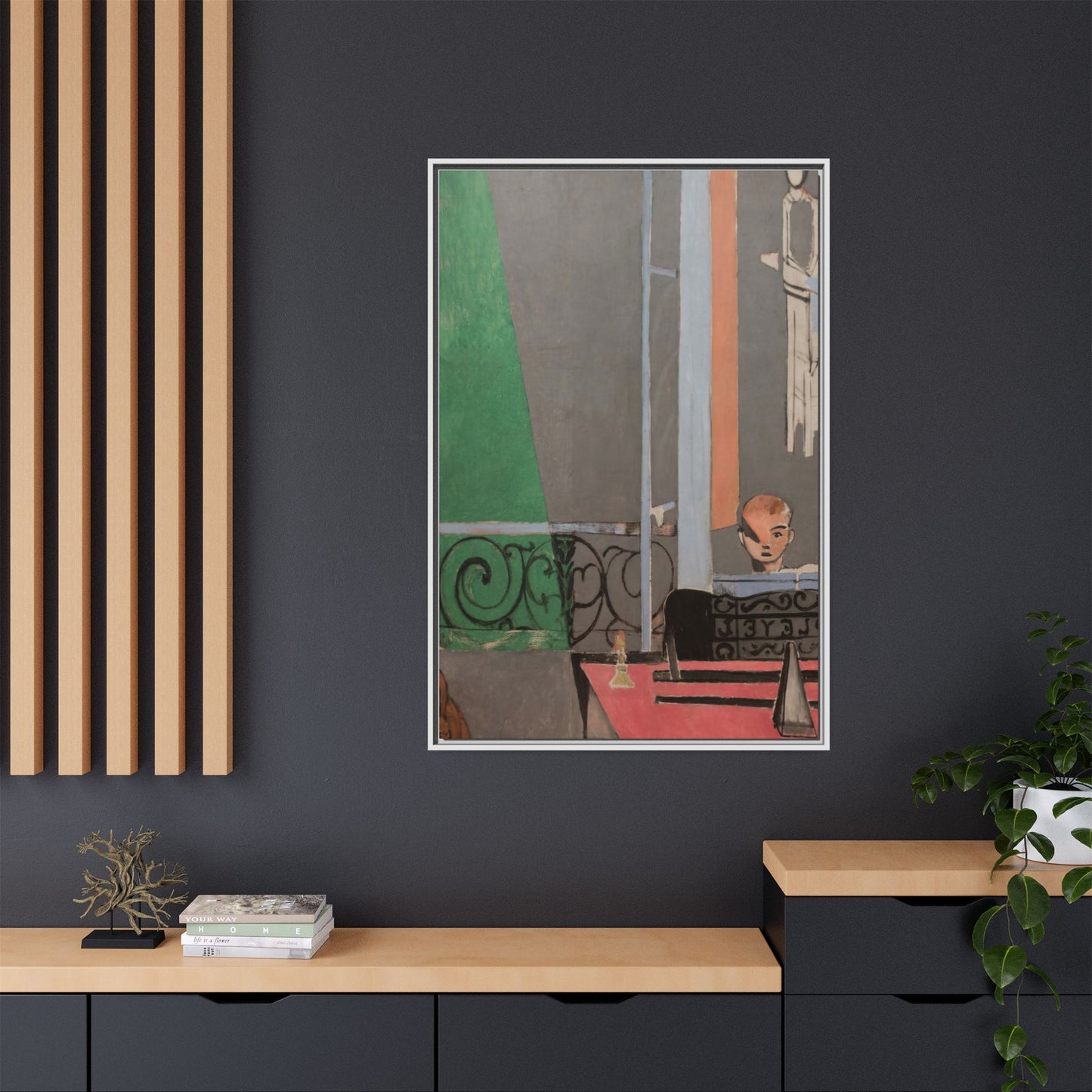Matisse, Henri - Piano Lesson (1916) - Matte Canvas, Framed